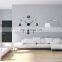 wholesale modern home decorative wall mounted watches frameless sticker 3d DIY wall clocks