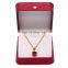 Multifunctional  Velvet Inside Pu Leather Jewelry Box Earrings Necklace Pendant Ring Box