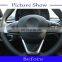 Car Accessories and Auto Parts For BMW X1 F48 2016 2017 ABS Matte Chrome Steering Wheel Decoration Strips