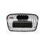 For audi RS6 front grille mesh design ABS material 2012-2015