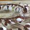 Wholesales Hot Sale Natural Dried Decorative Fall Garland Home Wedding Bouquet White Cotton Wreath Decoration