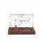 High Quality Wooden Countertop Jewelry Displays Jewellery Stand Rosewood Rack Chrome Earrings Stands Wood Necklace Display