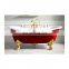 Cheap Square Apron Cast Iron Antique Enameled Corner Bathtubs 120x70