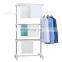 Cheap Multi Tiers Cloth Rack Moving Shelves Dryer For Clothes Rack With 6 Wheels