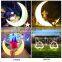 event party LED Swing seasaw glowing round colorful hanging color changing remote control led swing chair outdoor