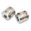 DINGJIAN Oldham Coupling Transmit Torque Rotate Cnc Stainless Steel Bronze Clamp Type Coupler Model CHCBG-S
