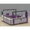 Eyewear showcase cabinet Display counter Golden Showcase kiosk