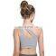 Hot Sale One Shoulder Strap Hollow Out Yoga Bra Sexy Women Gym Fitness Wear Bra Top Sports Outfit Training Clothing