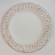 33 cm Rose Gold And White Colored Acrylic Plastic Charger Plate Wholesale