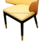PU Leather Dining Chair Upholstered with High Backrest DC-U54