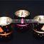 custom black glass candle jar cheap glass candle holder goblets