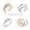 Fashion crystal design rose flower shape jewelri