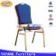 low price professional factory strong gold back luxury banquet dining chair