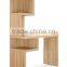 OT-4001 Simple Design Solid Wood Bookshelf with Desk