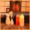 moving flame wick real wax led candle with timer