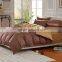 Comfortable cotton brown home bedding