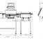 combo check weigher and metal detector