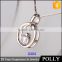 925 silver artificial diamond round ring pendant for women tamil om pendant