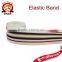 Color stripes between color elastic band, waistband