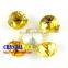 Light topaz 18mm Fancy glass rivoli Crystal stones ,glass stone ,crystal stones without claw or with claw