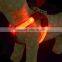 LED Dog Harness with Round Optical Fiber Colorful Light
