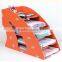 High quality modern wooden Magazine Rack design, 2015 hot modern recycled wood desktop, desk organizer for office