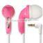 China bulk items custom printed cheap coloful earphones in bulk