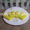High Quality Yellow Colored Stick Happy Birthday Candle/Creative Candle/Unique Party Candle