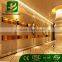 Fireproof Eco-friendly Polyester Fiber Flocking Acoustic Panel for Hotel Lobby Wall Decoration