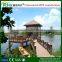 black/chocolate/redwood/teak/coffee color plastic composite deck board