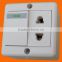 European style surface mounting 2 pin electric socket with earth (S2010)