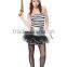 Sexy dress Halloween Women Prisoner in prison Women party costume