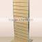 slatwall board/Aluminum profile used on slat wall shelves China supplier