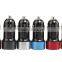 5V 2.4A Colorful flat Portable Single reversible USB Port Mobile Phone Auto Car Charger