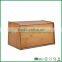 Pure Bamboo modern bread box with tight-seal magnetic door and easy-open hinge