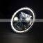 Black 7" Round Vortex LED Headlight with Low-High Halo 7" Vortex LED Headlamp 12v 24v Led lights