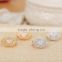 Luxury micro pave AAA zircon crystal hoop earings fancy earrings for party girls