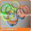 New design hot sale silicone hair rubber bands with various colors