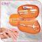 Orange Pouch with 5 pcs Manicure Set for Nail Care