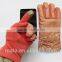 Elegant Gloves Conductive Fiber PU Leather Touch Screen Gloves For Ladies