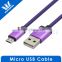3.3 ft(1M) High Speed Aluminum Shell Nylon Braided USB 2.0 A Male to Micro USB Male Cable