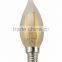 UL Listed Dimmable E12 2W 4W C32 Candle LED Filament Bulb