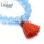 Fashion jewelry vintage ethnic wholesale jewerly Bracelet Crystal Tassel Resin Beaded Bracelet