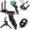 Selfie Photo Booth Kit w/Multi-Use Handheld Grip 1/4-20 Tripod Camera Mount, Bluetooth Wireless Remote Shutter for Iphone6S
