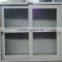 5Shelf glass door for steel sliding file cabinet