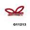custom fur rabbit ears kids baby hair clips wholesale china
