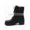 Fashion women black martin boots