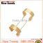 Fashion style gold chain wide open cuff bracelet wholesale