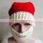Merry christmas wool hat,handmade woven hat with beard,wool felt christmas hat