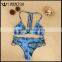 New Arrival Sexybody Push Up Top Printing Swimwear Bikini